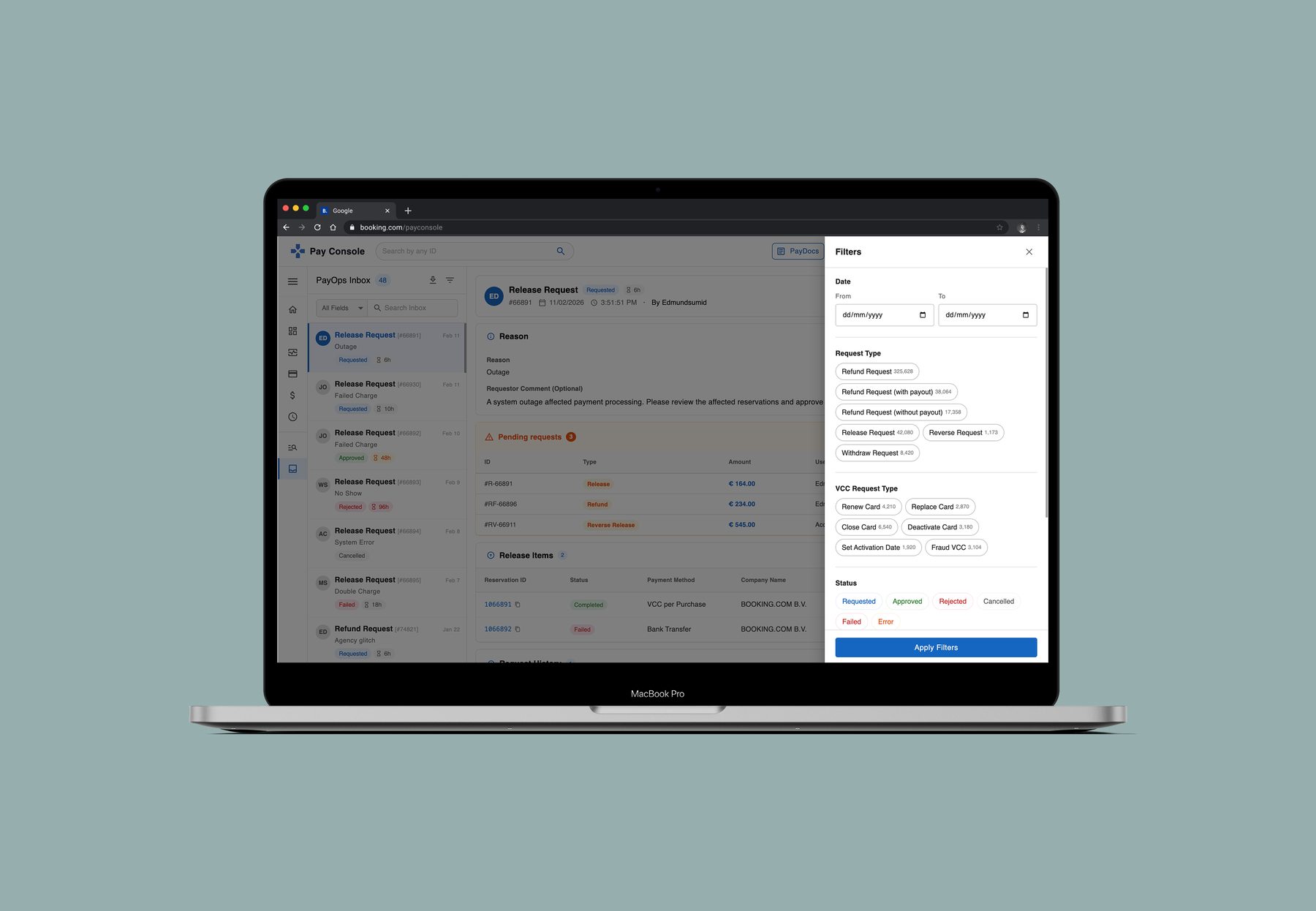 Inbox prototype screen 2