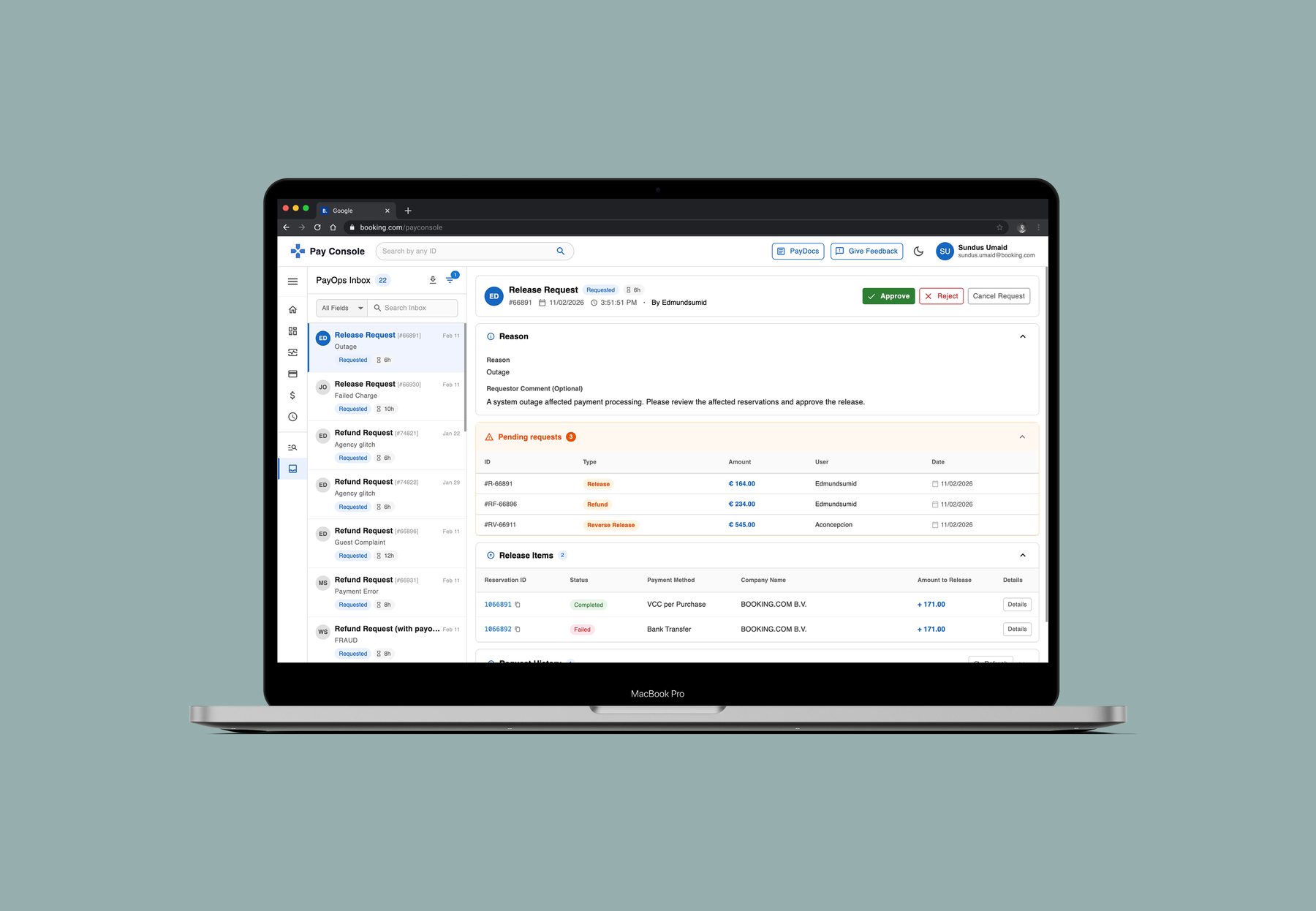 Inbox prototype screen 3