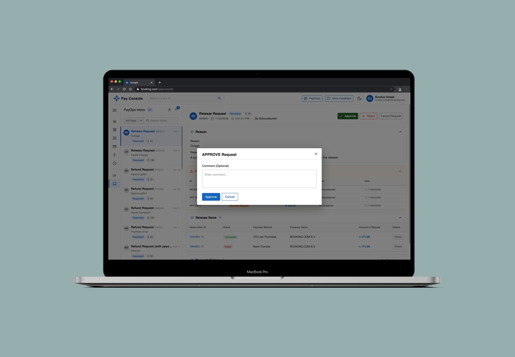 Inbox prototype screen 4