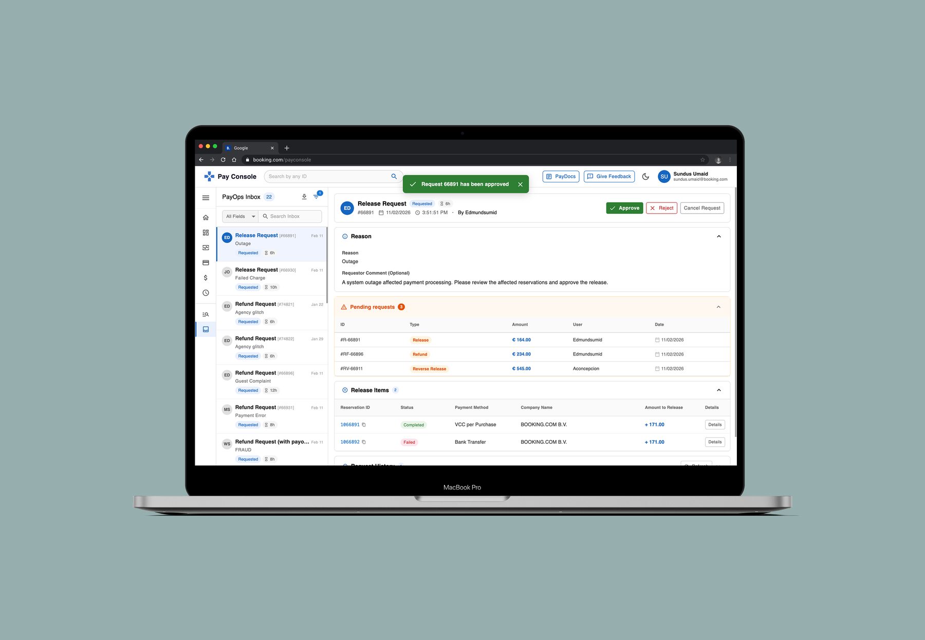 Inbox prototype screen 5